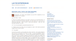 Desktop Screenshot of lawforentrepreneurs.com